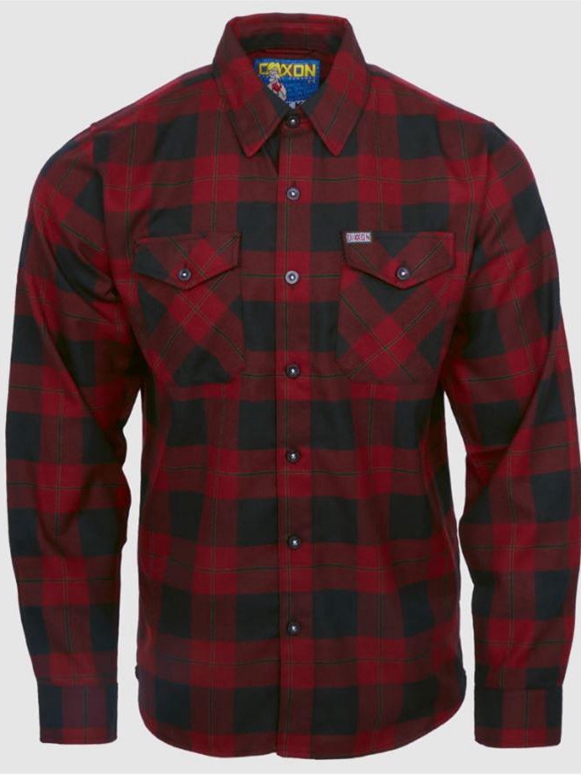 Dixxon Flannel Co Tko Red And Black Plaid Button-Down Shirt